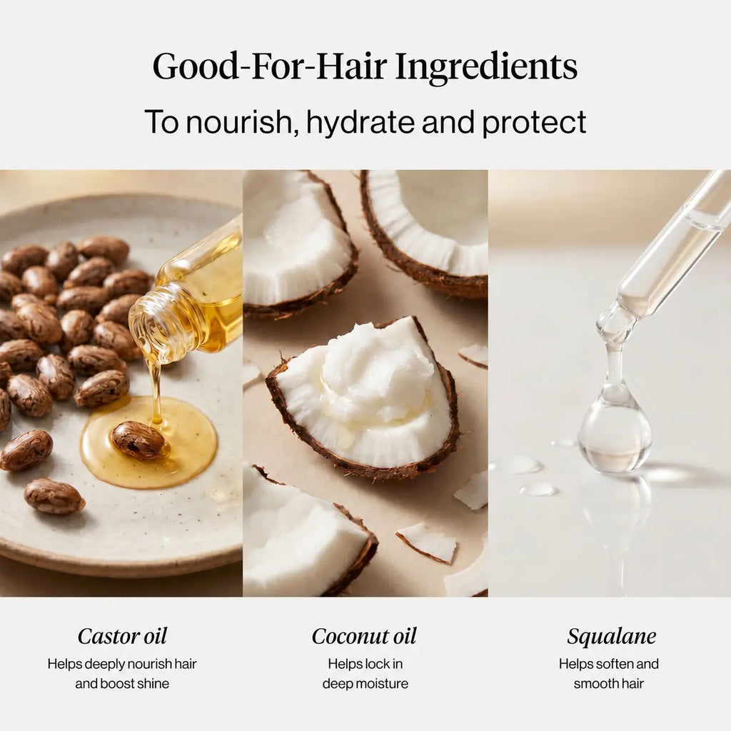 Kitsch Smoothing Air Dry Cream with Castor Oil - Vegan & Cruelty-Free Formula for Frizz-Free Styling - 5 Fl Oz / 148 Ml