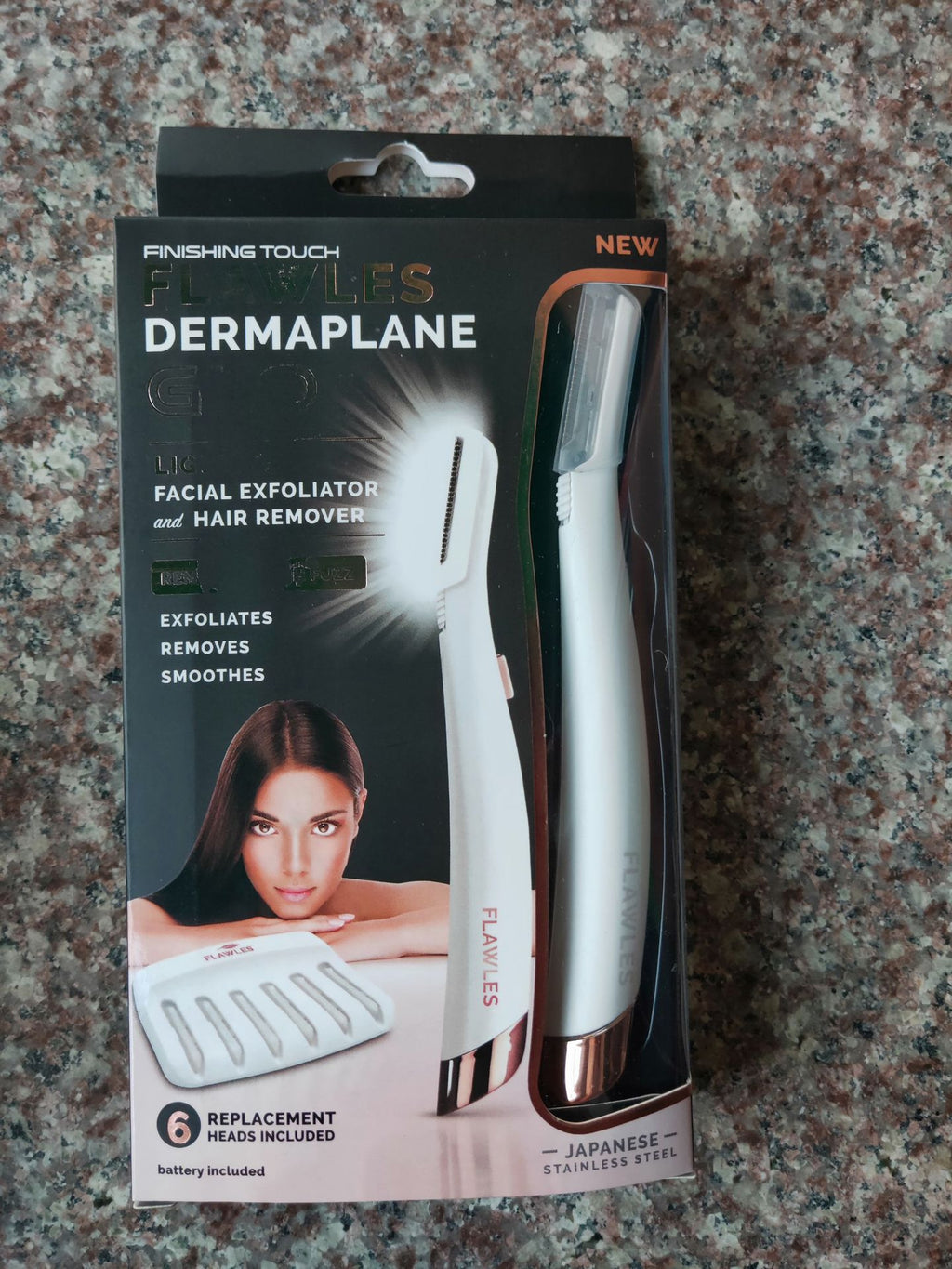 LED Hair Removal Razor for Women's Face