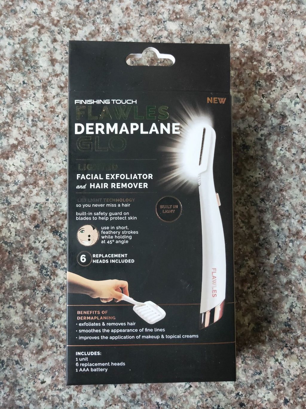 LED Hair Removal Razor for Women's Face