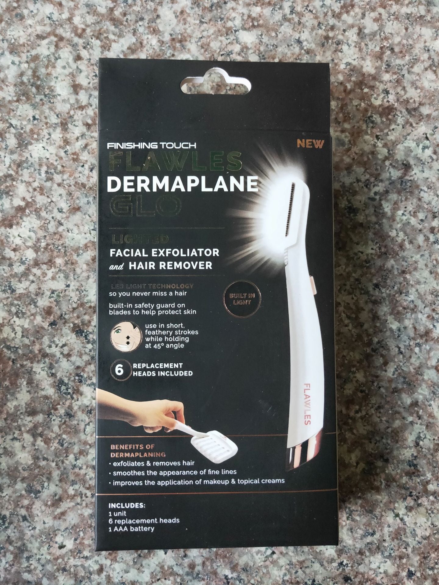 LED Hair Removal Razor for Women's Face