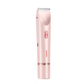 Electric Shaver for Women, Painless 2-In-1 Bikini Trimmer for Body and Face, Waterproof & Rechargeable Hair Removal Tool for Sensitive Skin, Water Proof