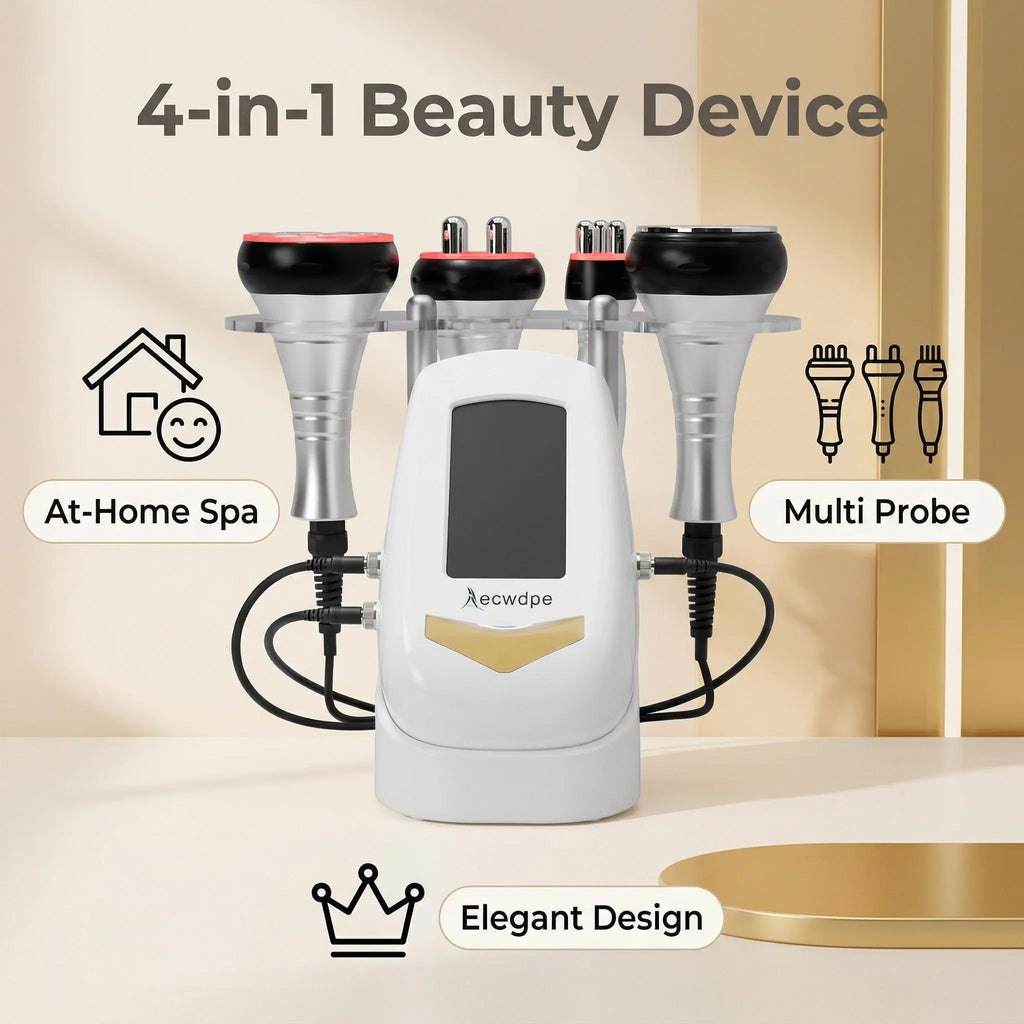 [Renhui] 4 in 1 Body Massager, Multifunctional Bodymassage Machine, Professional Body Caremachine for Home & Spa Use